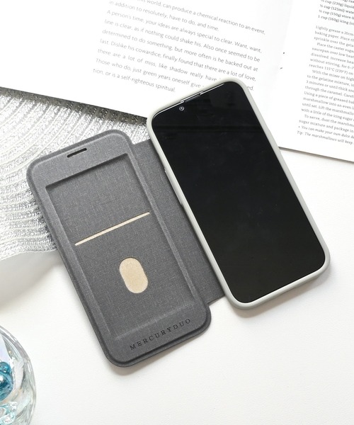MERCURYDUO(マーキュリーデュオ)の「iPhone17 ケース iPhone16 iPhone15 iPhone14 iPhone13 マーキュリーデュオ MagSafe 対応 薄型手帳ケース(スマホケース/カバー・メンズ・ライトグレー/チャコールグレー/グレイッシュブルー・iPhone 17/iPhone 16/iPhone 13/14/15)」の15枚目の写真