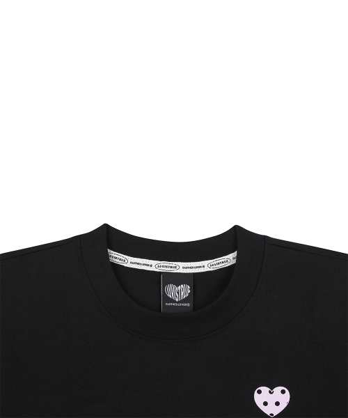 LUVISTRUE(ラヴイズトゥルー)の「SY LUV DOT TEE(BLACK)(Tシャツ/カットソー・レディース・その他・FREE)」の4枚目の写真
