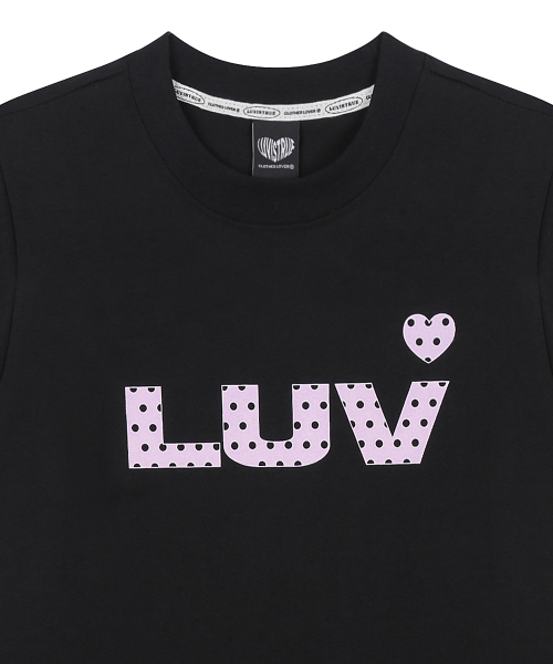 LUVISTRUE(ラヴイズトゥルー)の「SY LUV DOT TEE(BLACK)(Tシャツ/カットソー・レディース・その他・FREE)」の5枚目の写真