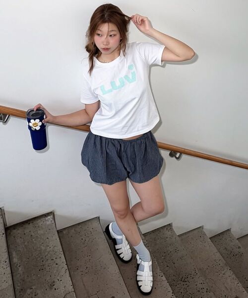 LUVISTRUE(ラヴイズトゥルー)の「SY LUV DOT TEE(BLACK)(Tシャツ/カットソー・レディース・その他・FREE)」の8枚目の写真