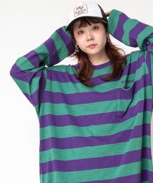 RNA（アールエヌエー）の「M2738 ボーダールーズロンT（Tシャツ/カットソー）」