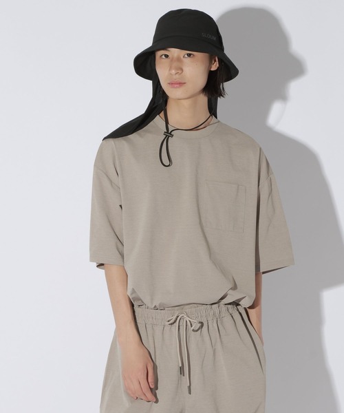 LAKOLE(ラコレ)の「<接触冷感>RXスリットTEE / 896158(Tシャツ/カットソー・メンズ・ネイビー/ブラック/サンドグレー・LARGE/MEDIUM)」の16枚目の写真