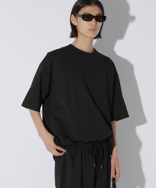 LAKOLE(ラコレ)の「<接触冷感>RXスリットTEE / 896158(Tシャツ/カットソー・メンズ・ネイビー/ブラック/サンドグレー・LARGE/MEDIUM)」の12枚目の写真