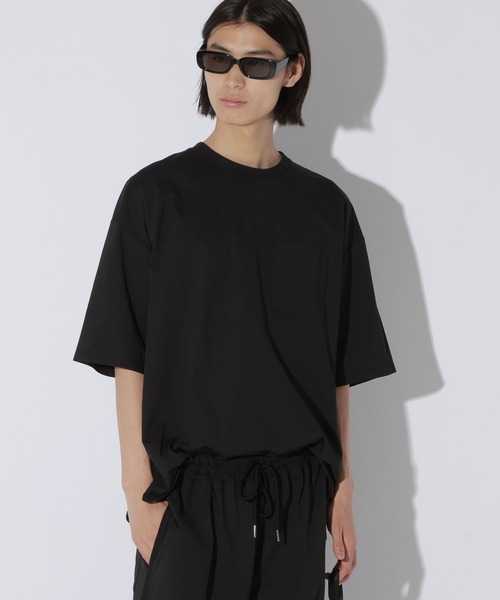 LAKOLE(ラコレ)の「<接触冷感>RXスリットTEE / 896158(Tシャツ/カットソー・メンズ・ネイビー/ブラック/サンドグレー・LARGE/MEDIUM)」の13枚目の写真