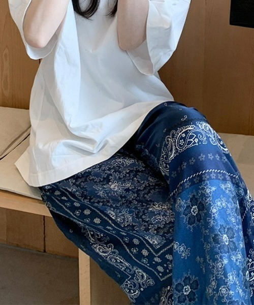 REBALANCE(リバランス)の「カジュアルワイドパンツ(デニムパンツ・レディース・A・FREE)」の2枚目の写真