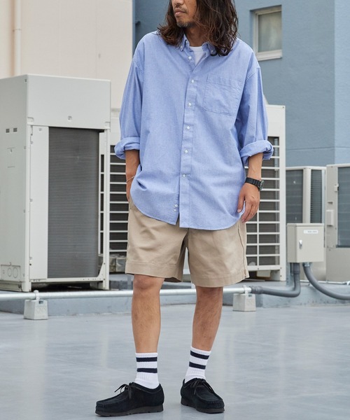 ALL RUNS(オールランズ)の「フランスタイプ M52 チノパン ショーツ ハーフパンツ メンズ 2026年 夏 夏服(チノパンツ・メンズ・ブラック/カーキ・2/3)」の5枚目の写真