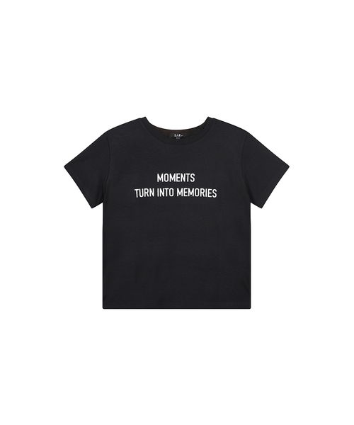 LAP(ラップ)の「モーメントフロフィ半袖Tシャツ AS7CT162(Tシャツ/カットソー・レディース・アイボリー/ネイビー/ブラック・FREE)」の1枚目の写真