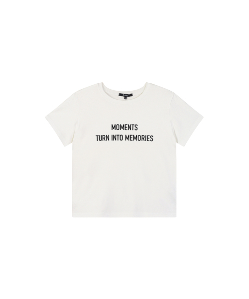 LAP(ラップ)の「モーメントフロフィ半袖Tシャツ AS7CT162(Tシャツ/カットソー・レディース・アイボリー/ネイビー/ブラック・FREE)」の5枚目の写真