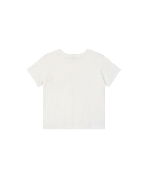 LAP(ラップ)の「モーメントフロフィ半袖Tシャツ AS7CT162(Tシャツ/カットソー・レディース・アイボリー/ネイビー/ブラック・FREE)」の6枚目の写真