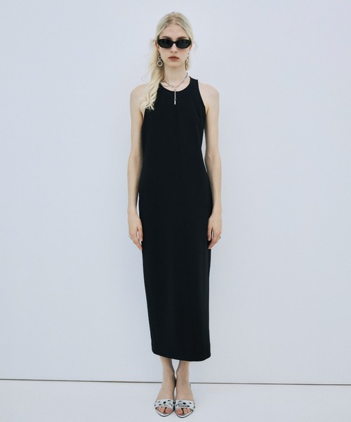 JOSE MOON（ジョゼムーン）の「CAVE BACK OPEN DRESS/カーブバックオープンドレス（ワンピース・レディース・ブラック・38/36）」の8枚目の写真