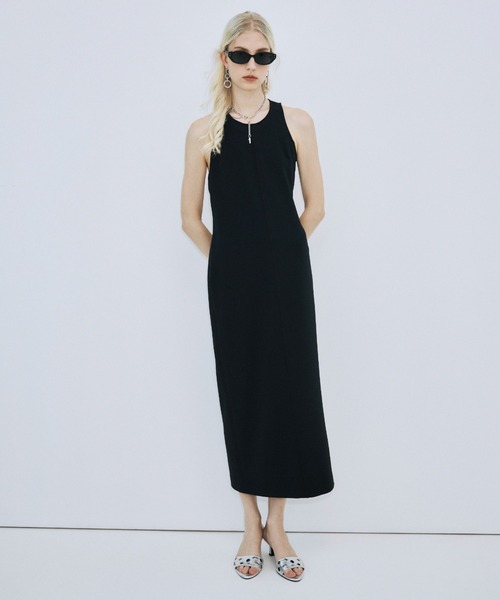 JOSE MOON（ジョゼムーン）の「CAVE BACK OPEN DRESS/カーブバックオープンドレス（ワンピース・レディース・ブラック・38/36）」の7枚目の写真