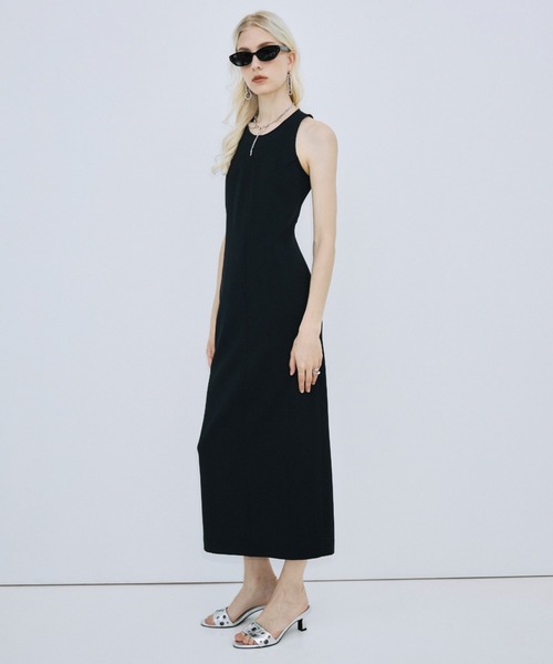 JOSE MOON（ジョゼムーン）の「CAVE BACK OPEN DRESS/カーブバックオープンドレス（ワンピース・レディース・ブラック・38/36）」の5枚目の写真