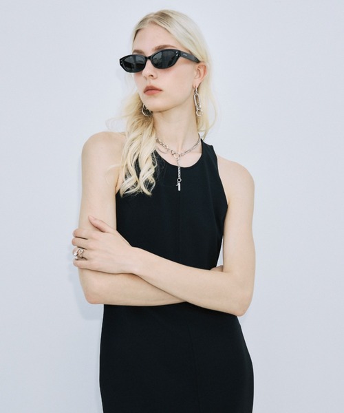 JOSE MOON（ジョゼムーン）の「CAVE BACK OPEN DRESS/カーブバックオープンドレス（ワンピース・レディース・ブラック・38/36）」の3枚目の写真