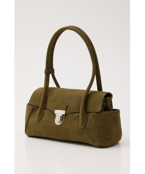 MOUSSY(マウジー)の「SLOUCHY FLAP SHOULDER バッグ(ショルダーバッグ・レディース・ライトベージュ/ブラウン/カーキ・FREE)」の9枚目の写真