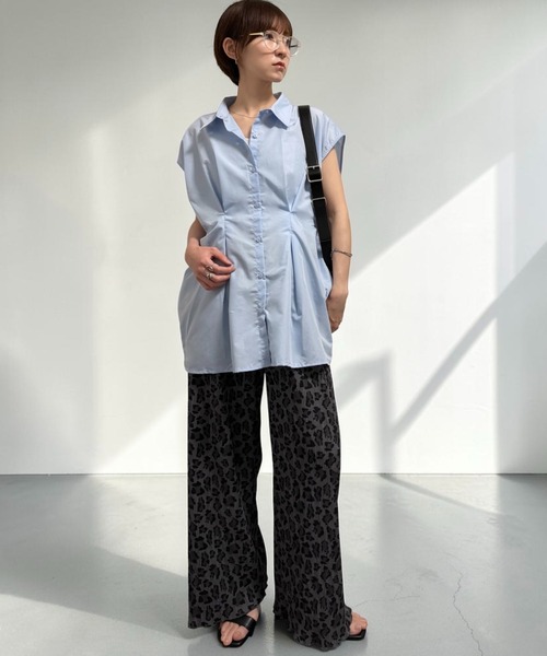 THE SOIS(ソア)の「プリントプリーツパンツ(その他パンツ・レディース・ブラウン/チャコールグレー/ブラック/ブラック系その他・FREE)」の18枚目の写真