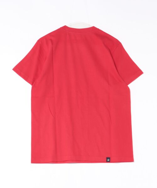 H.A.K(ハク)の「5.6オンスコットン天竺 エッジフローラ箔プリントTシャツ(Tシャツ/カットソー・レディース・ホワイト/レッド/ネイビー/ブラック・1/0)」の5枚目の写真