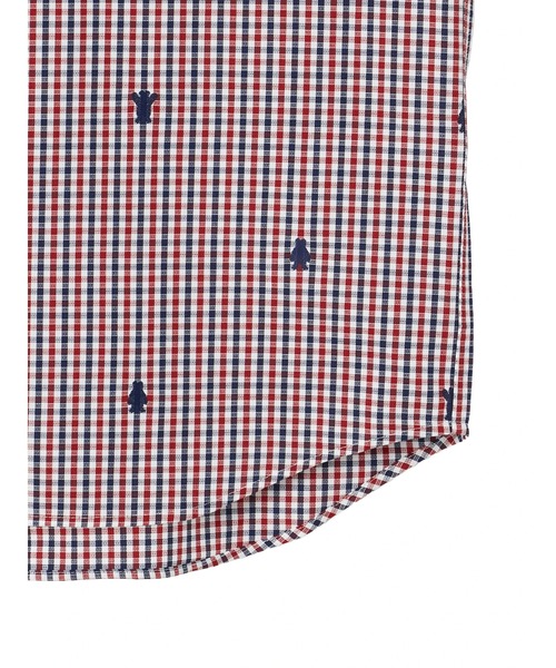 McGREGOR(マックレガー)の「ベアパナマ7分袖シャツ(シャツ/ブラウス・メンズ・ブラウン/レッド・L/M)」の5枚目の写真