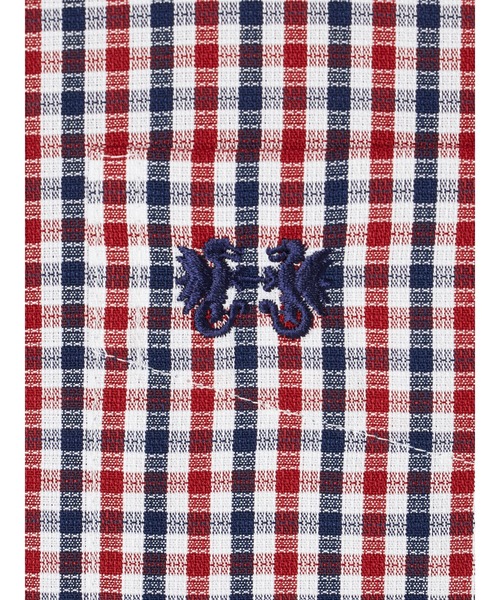 McGREGOR(マックレガー)の「ベアパナマ7分袖シャツ(シャツ/ブラウス・メンズ・ブラウン/レッド・L/M)」の9枚目の写真