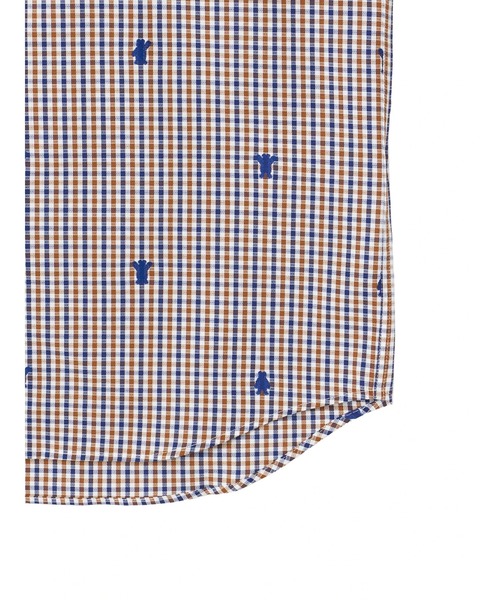 McGREGOR(マックレガー)の「ベアパナマ7分袖シャツ(シャツ/ブラウス・メンズ・ブラウン/レッド・L/M)」の12枚目の写真