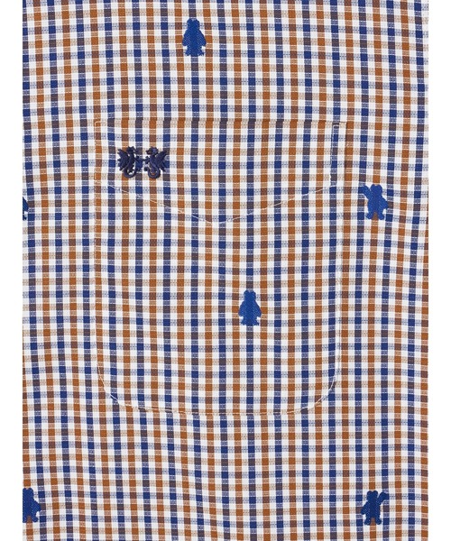McGREGOR(マックレガー)の「ベアパナマ7分袖シャツ(シャツ/ブラウス・メンズ・ブラウン/レッド・L/M)」の15枚目の写真