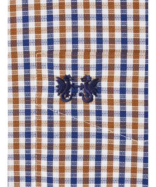 McGREGOR(マックレガー)の「ベアパナマ7分袖シャツ(シャツ/ブラウス・メンズ・ブラウン/レッド・L/M)」の16枚目の写真