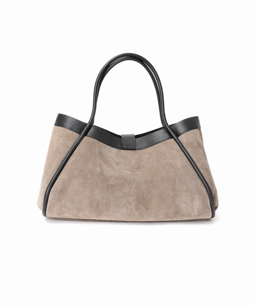 AULENTTI(オウレンティ)の「AULENTTI/オウレンティ 金具付きスウェードトートBAG(トートバッグ・レディース・ベージュ/ブラウン・FREE)」の8枚目の写真