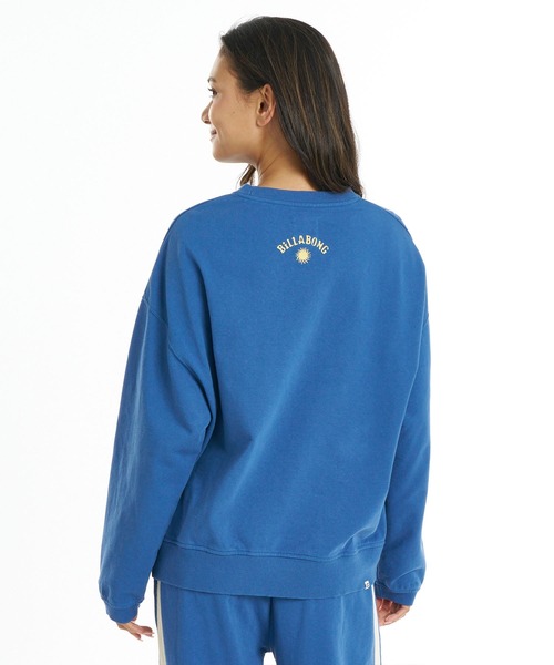 BILLABONG（ビラボン）の「BILLABONG/ビラボン トレーナー スウェット 調温機能 SURF CAMP HERITAGE CREW BG014012（スウェット・レディース・イエロー/オリーブ/ブルー・M）」の8枚目の写真