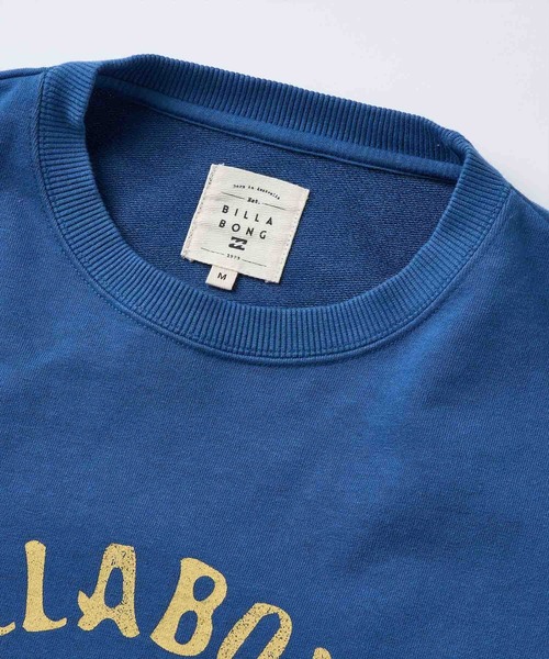 BILLABONG（ビラボン）の「BILLABONG/ビラボン トレーナー スウェット 調温機能 SURF CAMP HERITAGE CREW BG014012（スウェット・レディース・イエロー/オリーブ/ブルー・M）」の15枚目の写真