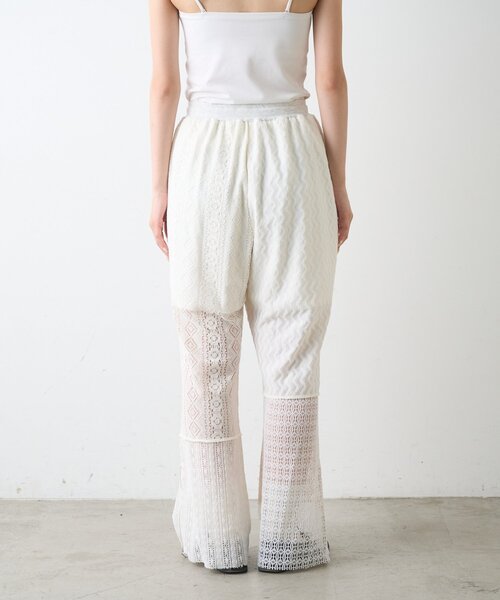 etsinta(エシンタ)の「【etsinta】レースパッチワークパンツ(その他パンツ・レディース・オフホワイト・ONE SIZE)」の9枚目の写真