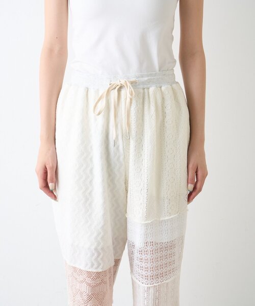 etsinta(エシンタ)の「【etsinta】レースパッチワークパンツ(その他パンツ・レディース・オフホワイト・ONE SIZE)」の12枚目の写真