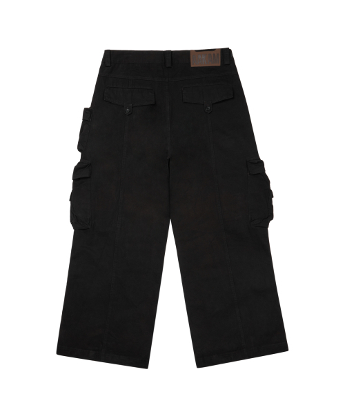 AAKAM(アーカム)の「Heavy Cargo Shirring Pants (Black)(その他パンツ・レディース・その他・1/2)」の3枚目の写真