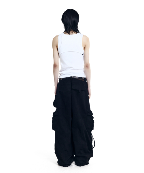 AAKAM(アーカム)の「Heavy Cargo Shirring Pants (Black)(その他パンツ・レディース・その他・1/2)」の13枚目の写真