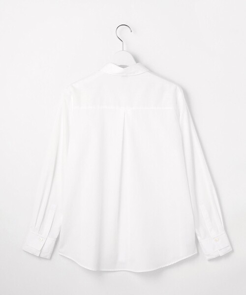 J.PRESS Ladies（J.プレス レディス）の「【シーンレスに活躍】コンパクトエステネージュ シャツ ブラウス（シャツ/ブラウス・レディース・ネイビー系1/ライトグレー系1/サックスブルー系/ホワイト系・XS）」の13枚目の写真