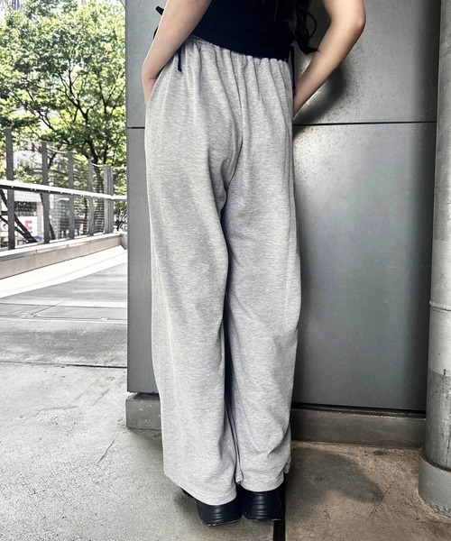 INGNI(イング)の「ラインストーンロゴスウェット/パンツ(スウェットパンツ・レディース・ブラック/ピンク/グレー・FREE)」の16枚目の写真
