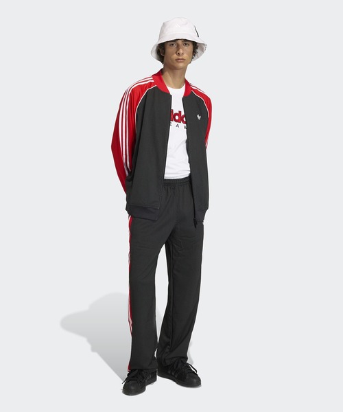 adidas（アディダス）の「ルーズ メッシュ トラックトップ  / ジャージ / トラックジャケット / アディダスオリジナルス adidas Originals（ジャージ・メンズ・ブラック・X-LARGE/X-SMALL/XX-SMALL/3XL/4XL/LARGE/XX-LARGE/MEDIUM/SMALL）」の8枚目の写真