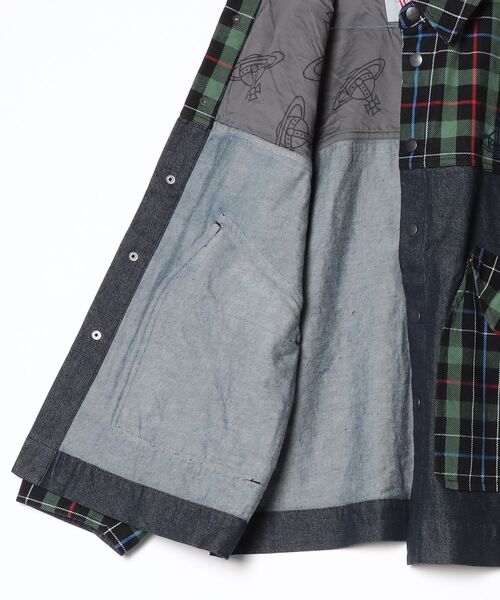 Vivienne Westwood MAN（ヴィヴィアンウエストウッドマン）の「DENIM×CHECK JACKET（その他アウター・メンズ・ブルー系その他2・FREE）」の3枚目の写真