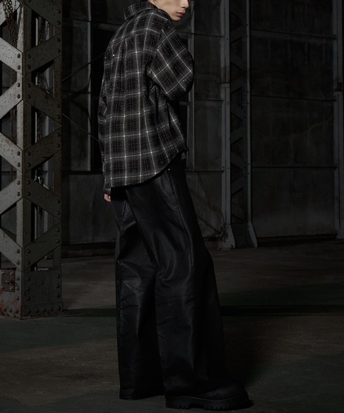 LANDNESS(ランドネス)の「【LANDNESS/ランドネス】Rhinestone Check Shirt/ラインストーンチェックシャツ(シャツ/ブラウス・メンズ・ブラウン/ブルー/ブラック・S/M/L)」の10枚目の写真