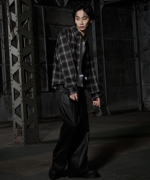 LANDNESS(ランドネス)の「【LANDNESS/ランドネス】Rhinestone Check Shirt/ラインストーンチェックシャツ(シャツ/ブラウス・メンズ・ブラウン/ブルー/ブラック・S/M/L)」の11枚目の写真