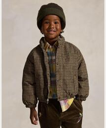 POLO RALPH LAUREN CHILDRENSWEAR(�|�� �����t ���[���� �`���h�����Y�E�F�A)�̃c�C�[�h�v�����g �_�E�� �W���P�b�g(�_�E���W���P�b�g/�R�[�g)