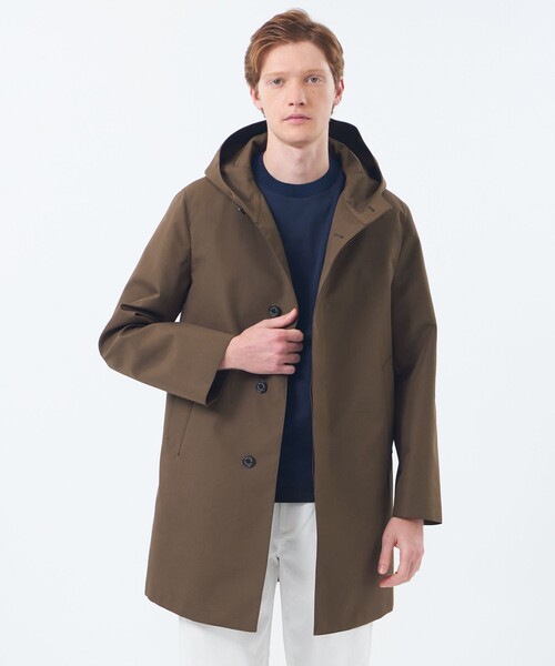 MACKINTOSH PHILOSOPHY(マッキントッシュ フィロソフィー)の「3層ブロードボンディング WELLINGTON HOOD 「ウェリントンフード」(その他アウター・メンズ・ダークネイビー/グリーン系その他4/ブラウン系その他4・40/38)」の2枚目の写真