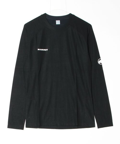 Mammut(マムート)の「ツリーウール サーマル ファーストレイヤー ロングスリーブ アジアンフィット /Tree Wool Thermal FL Longsleeve AF Men(Tシャツ/カットソー・メンズ・グレー/ブラック・MEDIUM/X-LARGE/LARGE)」の2枚目の写真