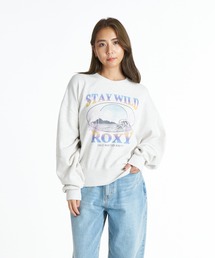 ROXY STAY WITH ROXY ヴィンテージライクトレーナー 【2026年秋冬モデル】/ロキシークルーネックプルオーバースウェット