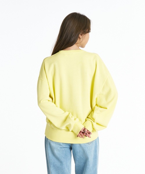 ROXY(ロキシー)の「ROXY STAY WITH ROXY ヴィンテージライクトレーナー 【2026年秋冬モデル】/ロキシークルーネックプルオーバースウェット(スウェット・レディース・グリーン/ネイビー/グレー/ナチュラル・MEDIUM/SMALL/LARGE)」の17枚目の写真