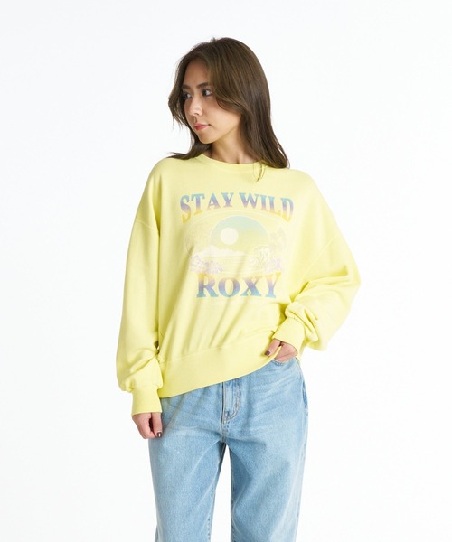 ROXY(ロキシー)の「ROXY STAY WITH ROXY ヴィンテージライクトレーナー 【2026年秋冬モデル】/ロキシークルーネックプルオーバースウェット(スウェット・レディース・グリーン/ネイビー/グレー/ナチュラル・MEDIUM/SMALL/LARGE)」の19枚目の写真