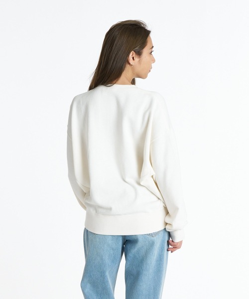 ROXY(ロキシー)の「ROXY STAY WITH ROXY ヴィンテージライクトレーナー 【2026年秋冬モデル】/ロキシークルーネックプルオーバースウェット(スウェット・レディース・グリーン/ネイビー/グレー/ナチュラル・MEDIUM/SMALL/LARGE)」の13枚目の写真