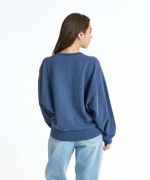 ROXY(ロキシー)の「ROXY STAY WITH ROXY ヴィンテージライクトレーナー 【2026年秋冬モデル】/ロキシークルーネックプルオーバースウェット(スウェット・レディース・グリーン/ネイビー/グレー/ナチュラル・MEDIUM/SMALL/LARGE)」の21枚目の写真