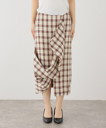 journal standard L'essage | ROHE/ローエ Draped check skirt スカート(スカート)