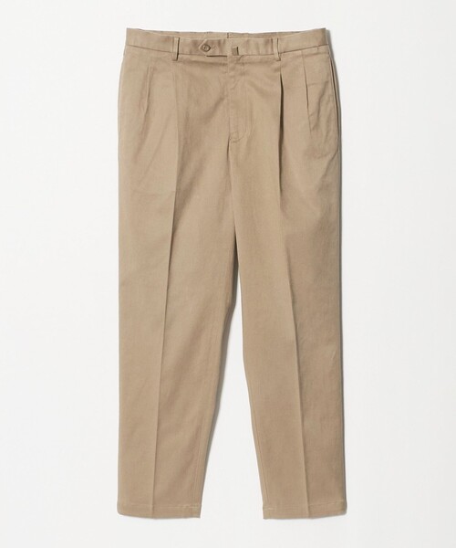 UNITED ARROWS(ユナイテッドアローズ)の「ツイル 2プリーツ キャロット パンツ(チノパンツ・メンズ・ダークグレー/ベージュ・S/L/M)」の3枚目の写真