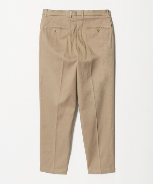 UNITED ARROWS(ユナイテッドアローズ)の「ツイル 2プリーツ キャロット パンツ(チノパンツ・メンズ・ダークグレー/ベージュ・S/L/M)」の4枚目の写真