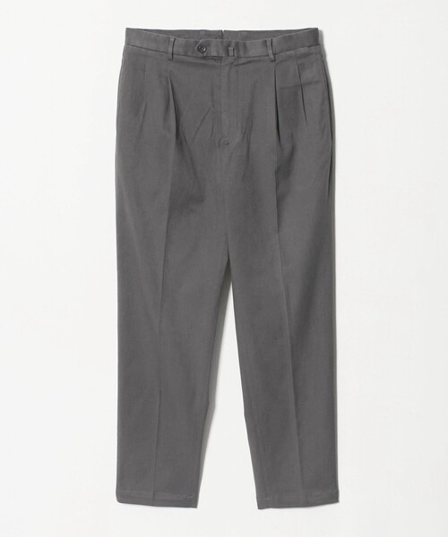 UNITED ARROWS(ユナイテッドアローズ)の「ツイル 2プリーツ キャロット パンツ(チノパンツ・メンズ・ダークグレー/ベージュ・S/L/M)」の11枚目の写真